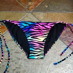 OP SWIM rainbow bikini bottom for summer.